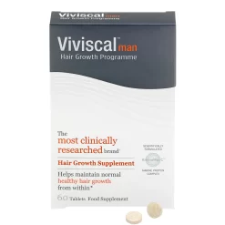 Viviscal Zinc And Flax Seed Hair Supplement Tablets For Men - 60 Tablets (2 Month's Supply)