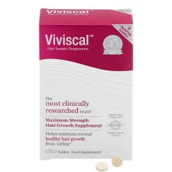 Viviscal Biotin And Zinc Hair Supplement Tablets For Women - 180 Tablets (3 Month's Supply)