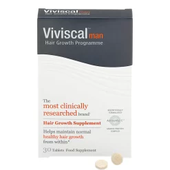 Viviscal Zinc And Flax Seed Hair Supplement Tablets For Men - 30 Tablets (1 Month Supply)