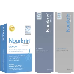Nourkrin Woman Hair Growth Supplements 6 Month Bundle With Shampoo And Conditioner X2 (Worth £311.78)